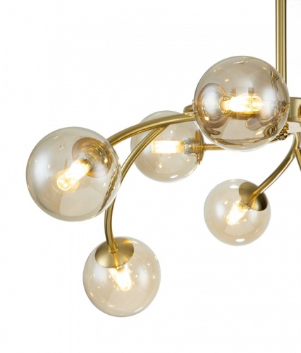 Люстра на штанге Indigo Intero 11024/9R Gold в Нижнем Новгороде фото 3