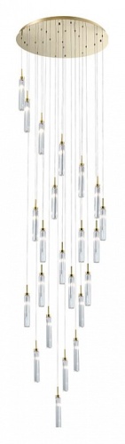 Подвесная люстра Newport 4520 4528+14/S gold в Нижнем Новгороде