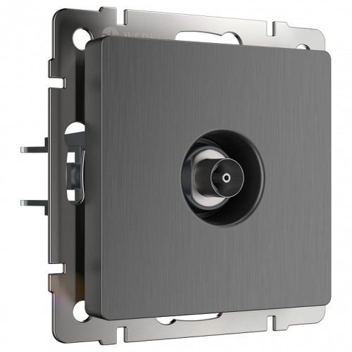 ТВ-розетка оконечная без рамки Werkel графит рифленый W1183004 в Нижнем Новгороде