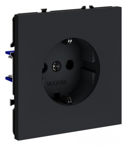Розетка с заземлением, без рамки Voltum S70 VLS040107 в Нижнем Новгороде