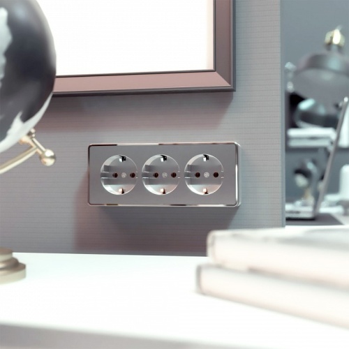 Рамка на 1 пост Werkel Snabb (белый/хром) W0011901 в Нижнем Новгороде фото 2