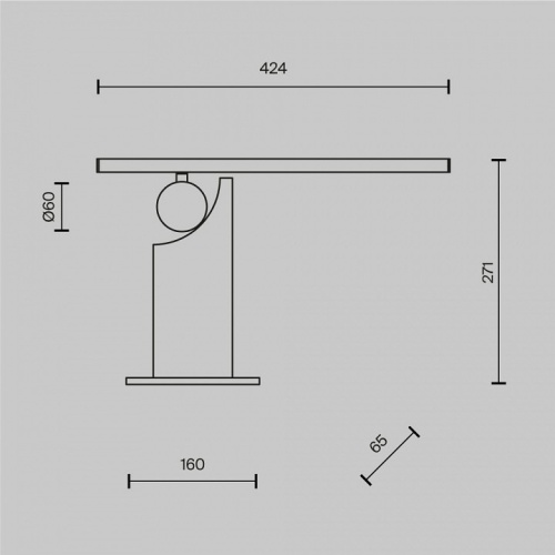 Настольная лампа декоративная Maytoni Monumento MOD467TL-L9BS3K в Нижнем Новгороде фото 5