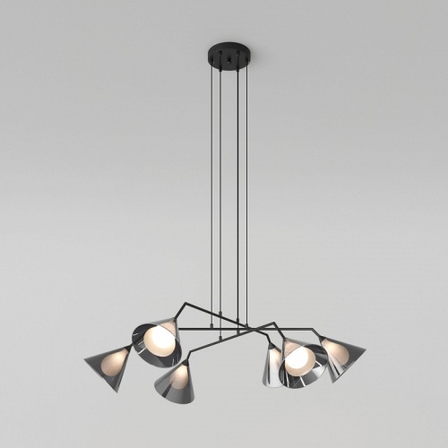 Подвесная люстра Eurosvet Enigma 70161/6 черный в Нижнем Новгороде фото 6