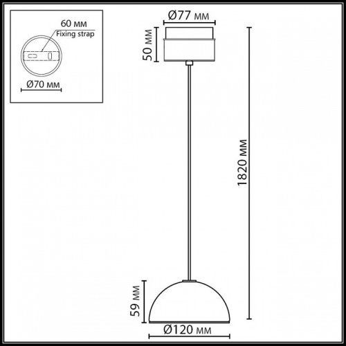 Подвесной светильник Odeon Light L-VISION 5453/6L в Нижнем Новгороде фото 2