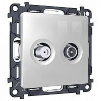 ТВ-розетка и SAT-розетка оконечная без рамки Ambrella Volt ALFA MA413310 в Нижнем Новгороде