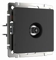 ТВ-розетка оконечная без рамки Werkel черный матовый W1183008 в Нижнем Новгороде