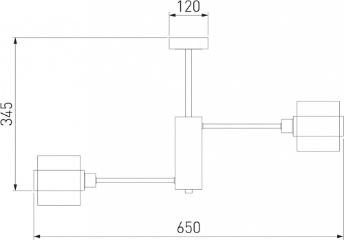 Люстра на штанге Eurosvet Arcada 70127/6 хром в Нижнем Новгороде фото 3