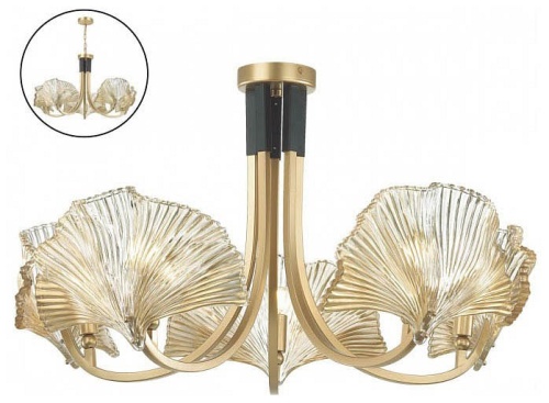 Подвесная люстра Odeon Light Ventaglio 4870/5 в Нижнем Новгороде фото 4