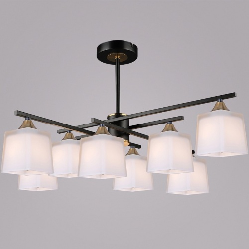 Люстра на штанге 06668-0.3-08 BK+COP в Нижнем Новгороде