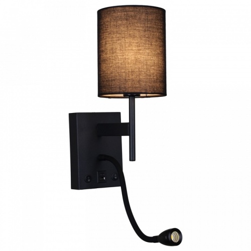 Бра с подсветкой 86210-9.2-001KT LED3W+E14 BK в Нижнем Новгороде фото 2