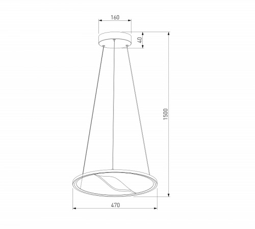 Подвесной светильник Eurosvet Occhio 40026/1 LED серый в Нижнем Новгороде фото 5