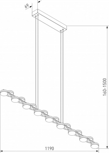 Подвесной светильник Eurosvet Tapioca 90332/17 черный в Нижнем Новгороде фото 7
