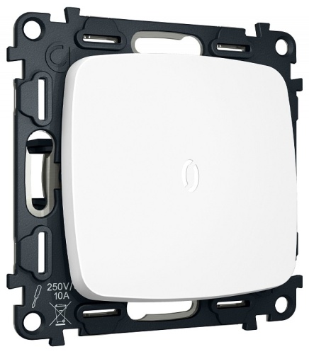 Выключатель самовозвратный двухклавишный с подсветкой, без рамки Ambrella Volt MO MO122055 в Нижнем Новгороде