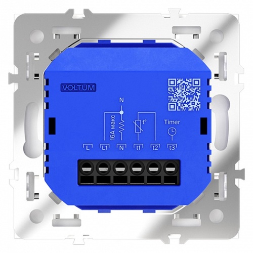 Терморегулятор электромеханический для теплого пола без рамки Voltum S70 VLS070102 в Нижнем Новгороде фото 2