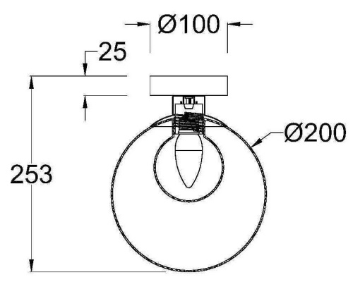 Накладной светильник Maytoni Basic form MOD521WL-01G3 в Елабуге фото 2