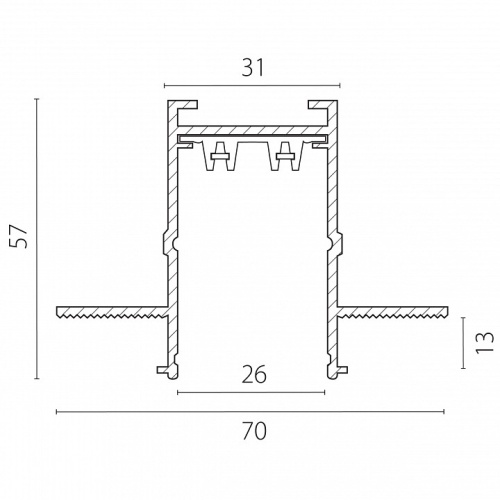 Трек встраиваемый Lightstar Teta Pro 505226 в Нижнем Новгороде фото 2