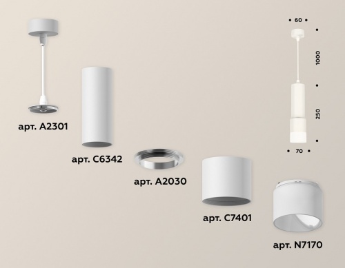 Подвесной светильник Ambrella Light XP XP7401020 в Нижнем Новгороде фото 2
