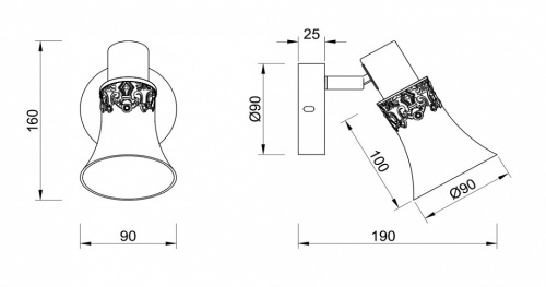Спот Freya Susana FR7002WL-01WG в Нижнем Новгороде фото 2