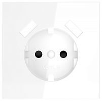 Накладка для розетки с заземлением и со шторками и 2хUSB type A Voltum S70 VLS000901 в Нижнем Новгороде