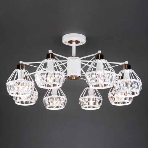 Люстра на штанге Eurosvet Lord 70075/8 белый в Нижнем Новгороде фото 4