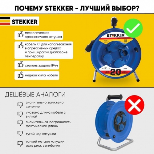 Удлинитель Stekker Professional 39784 в Нижнем Новгороде фото 2