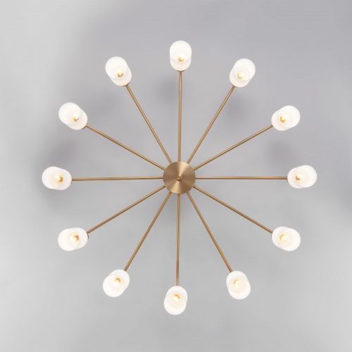 Потолочная люстра Eurosvet Vegga 70160/12 латунь Smart в Нижнем Новгороде фото 3