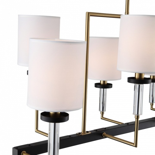Люстра на штанге ST-Luce BLACK+BRASS SL1404.338.08 в Нижнем Новгороде фото 3
