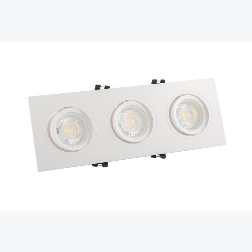 DK3023-WH Встраиваемый светильник, IP 20, 10 Вт, GU5.3, LED, белый, пластик в Жуковском фото 2