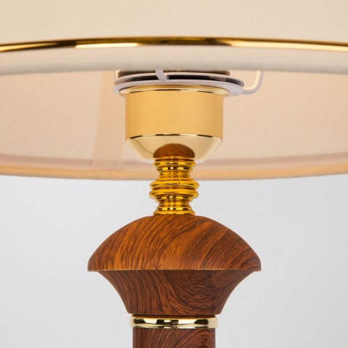 Настольная лампа декоративная Eurosvet Lorenzo 60019/1 орех в Нижнем Новгороде фото 5