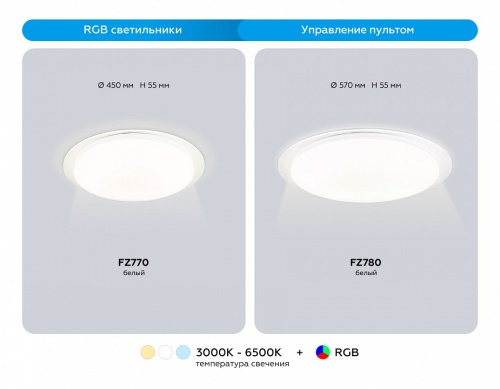Накладной светильник Ambrella Light  FZ770 в Нижнем Новгороде фото 2