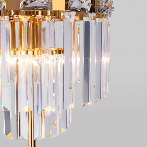 Торшер Eurosvet Elegante 01137/3 золото/прозрачный хрусталь Strotskis в Нижнем Новгороде фото 3