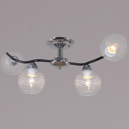 Люстра на штанге 07624-0.3-04 CR+BK в Нижнем Новгороде фото 4