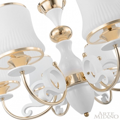 Подвесная люстра Arte Milano Florentia-1097 301097/6 Wh/Gd в Нижнем Новгороде фото 5