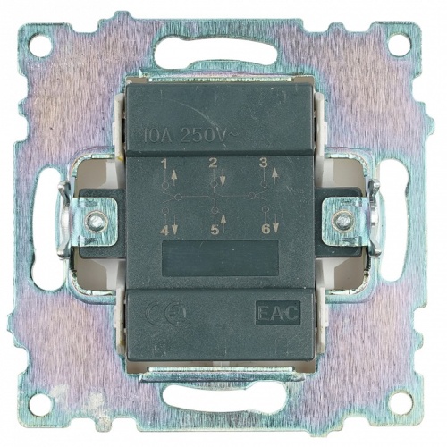 Переключатель двухклавишный без рамки Stekker Катрин 49166 в Нижнем Новгороде фото 2