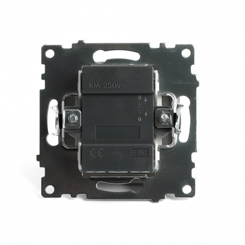 Выключатель одноклавишный с подсветкой без рамки Stekker Катрин 49215 в Нижнем Новгороде фото 3