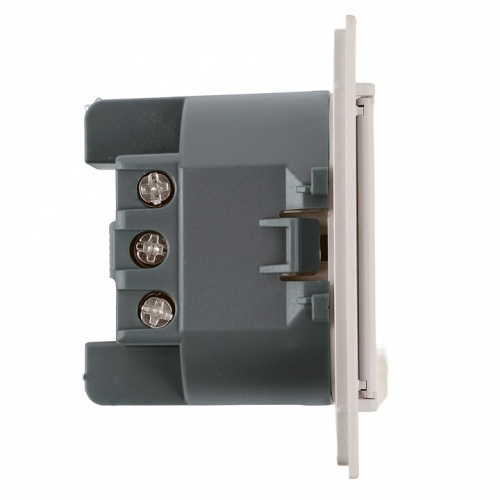 Розетка двойная с заземлением и со шторками, с крышкой Stekker Мия 50485 в Нижнем Новгороде фото 3