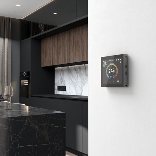 Терморегулятор электромеханический для теплого пола Werkel Сенсорные механизмы черные W1851108 в Нижнем Новгороде фото 2