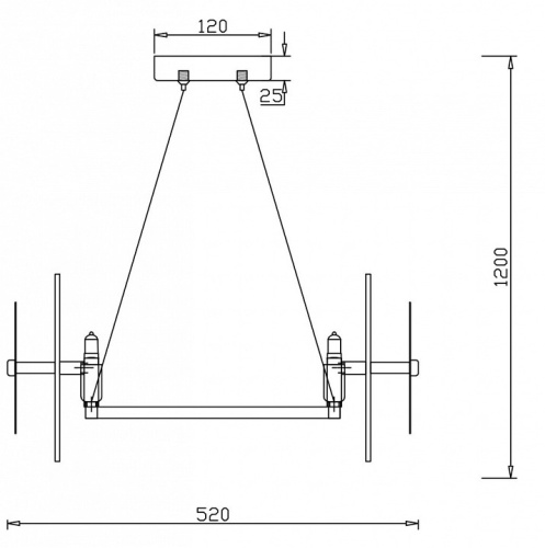 Подвесной светильник Freya Libra FR5172PL-06BS в Нижнем Новгороде фото 3
