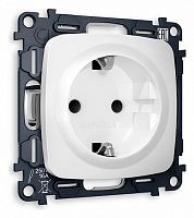 Розетка с заземлением и со шторкой, без рамки Ambrella Volt OMEGA MO127010 в Нижнем Новгороде