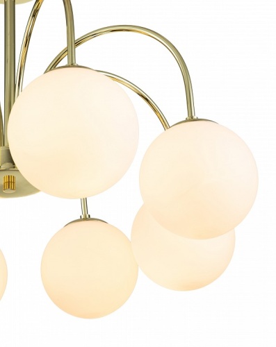 Люстра на штанге Indigo Voga 13017/8R Gold в Нижнем Новгороде фото 2