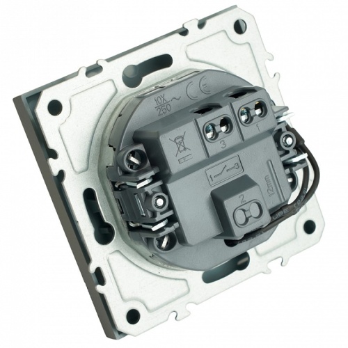 Выключатель одноклавишный с подсветкой без рамки Stekker Эмили 49941 в Нижнем Новгороде фото 2