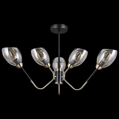 Люстра на штанге ILLUMICO  IL9960-6CSQ-79 BK AB в Нижнем Новгороде фото 2