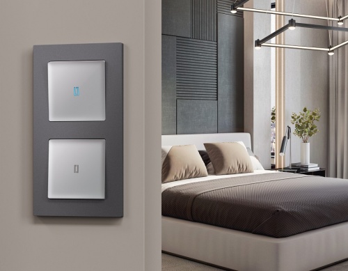 Клавиша для выключателя одноклавишного c подсветкой Ambrella Volt ALFA AP4020 в Нижнем Новгороде фото 2