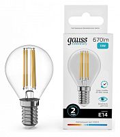Лампа светодиодная Gauss Filament Elementary E14 10Вт 4100K 52120 в Нижнем Новгороде