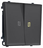 Выключатель двухклавишный с подсветкой без рамки Ambrella Volt MS MS904010 в Нижнем Новгороде