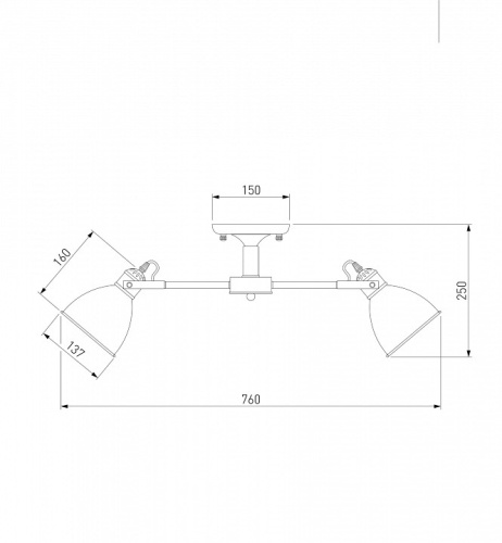 Люстра на штанге Eurosvet Denley 70112/8 черный в Нижнем Новгороде фото 3