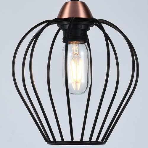 Подвесной светильник ILLUMICO  IL2001-1PA-05 BK ROSE GD в Нижнем Новгороде фото 2