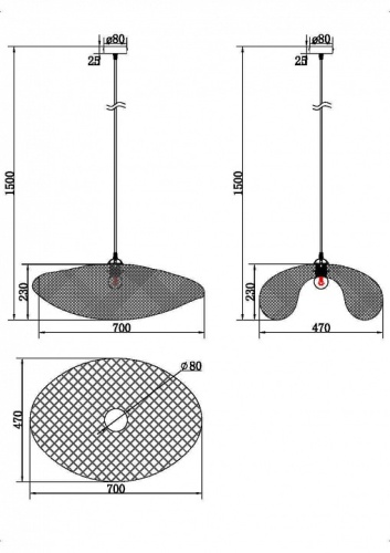 Подвесной светильник Freya Wavy FR5243PL-01BR9 в Нижнем Новгороде фото 6
