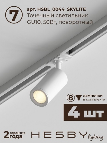 Комплект трековый Hesby Lighting Skylite №5 HSBL_kompl_S005_VI3W3K в Нижнем Новгороде фото 4