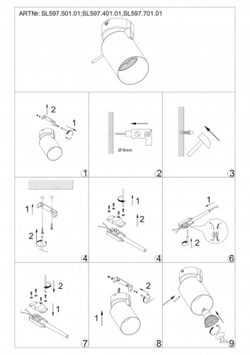 Спот ST-Luce Fanale SL597.501.01 в Нижнем Новгороде фото 3